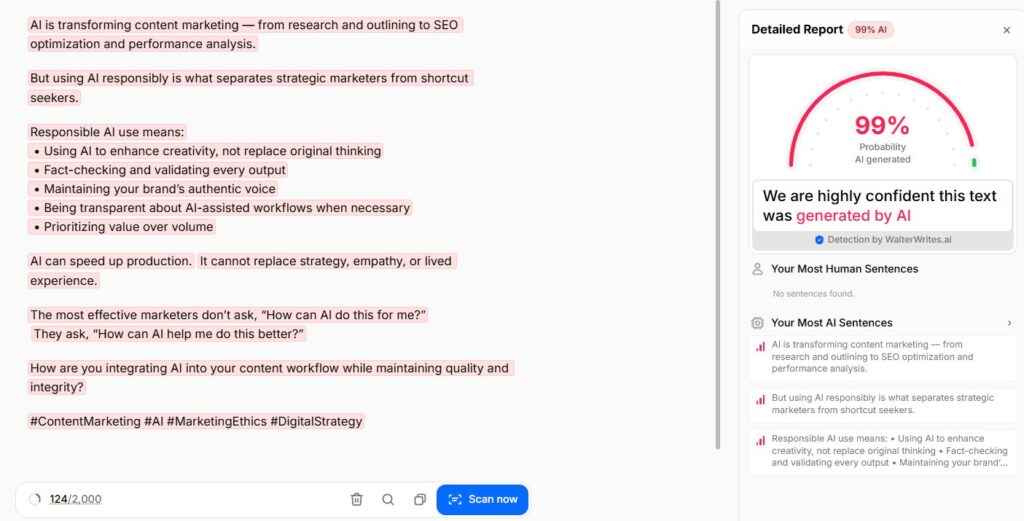 Walter Results: AI Social Media Post