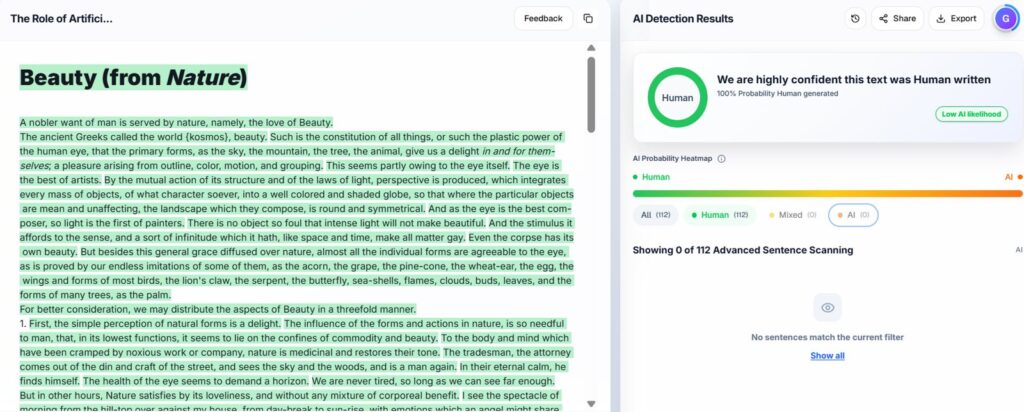 Proofademic Results: Human Academic Essay