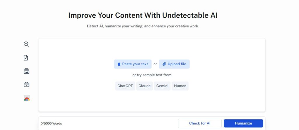 8. Undetectable.ai: Best for Pre-Rewrite Scans