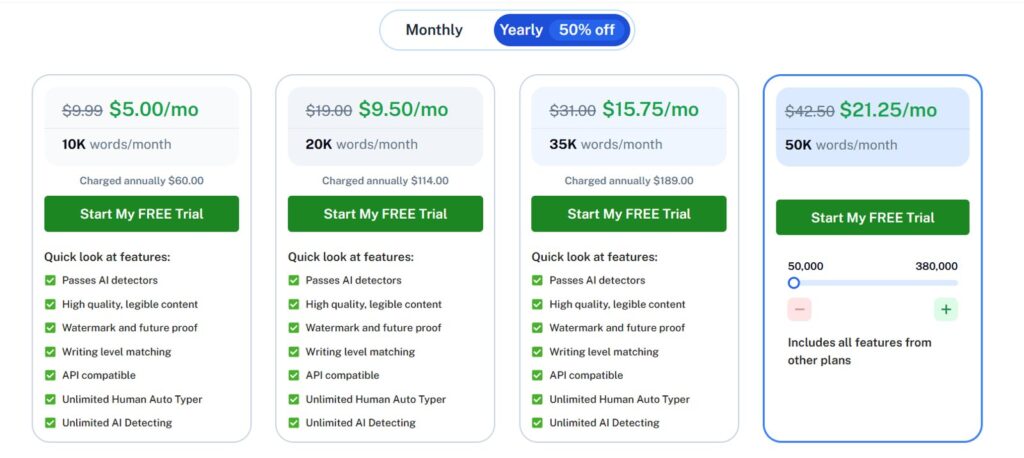 Pricing