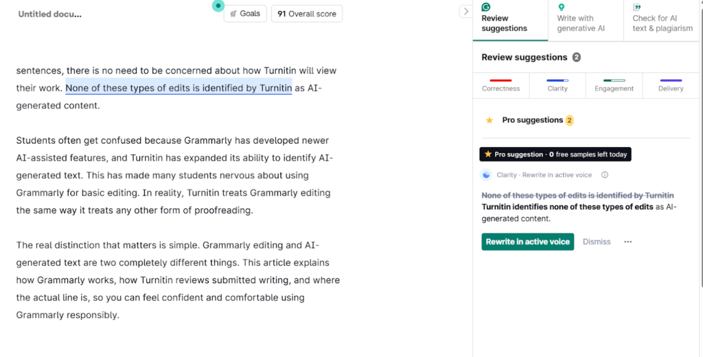 Does Grammarly & Spelling Corrections Get Detected by AI 