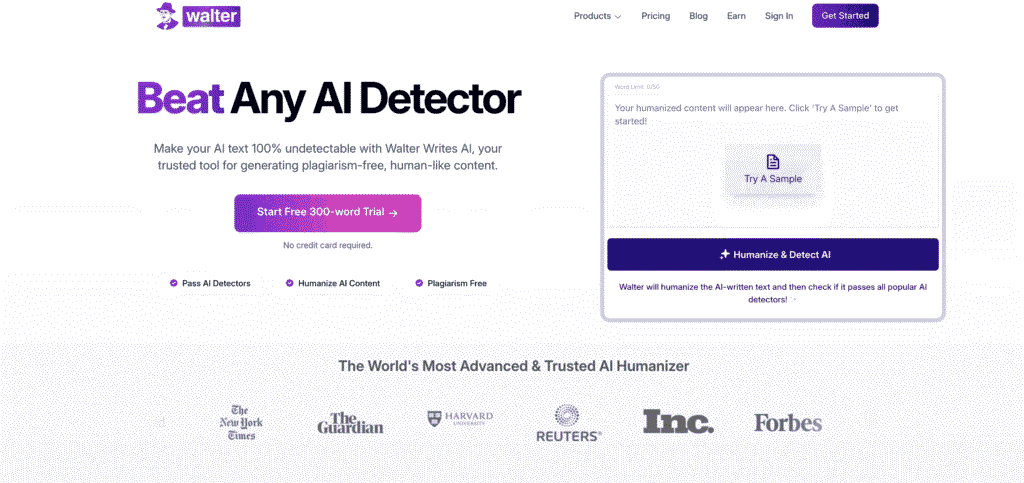 walter writes ai homepage