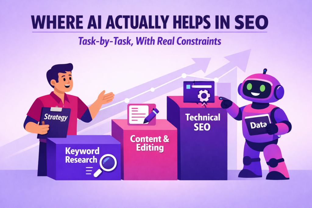 Where AI helps in SEO