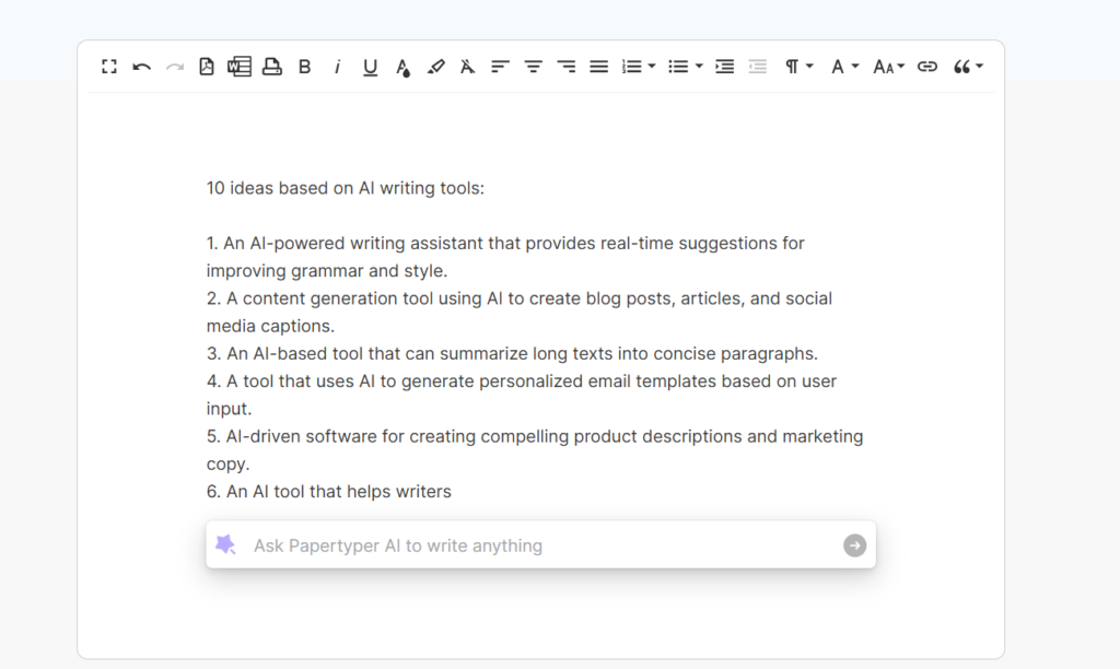 papertyper in use