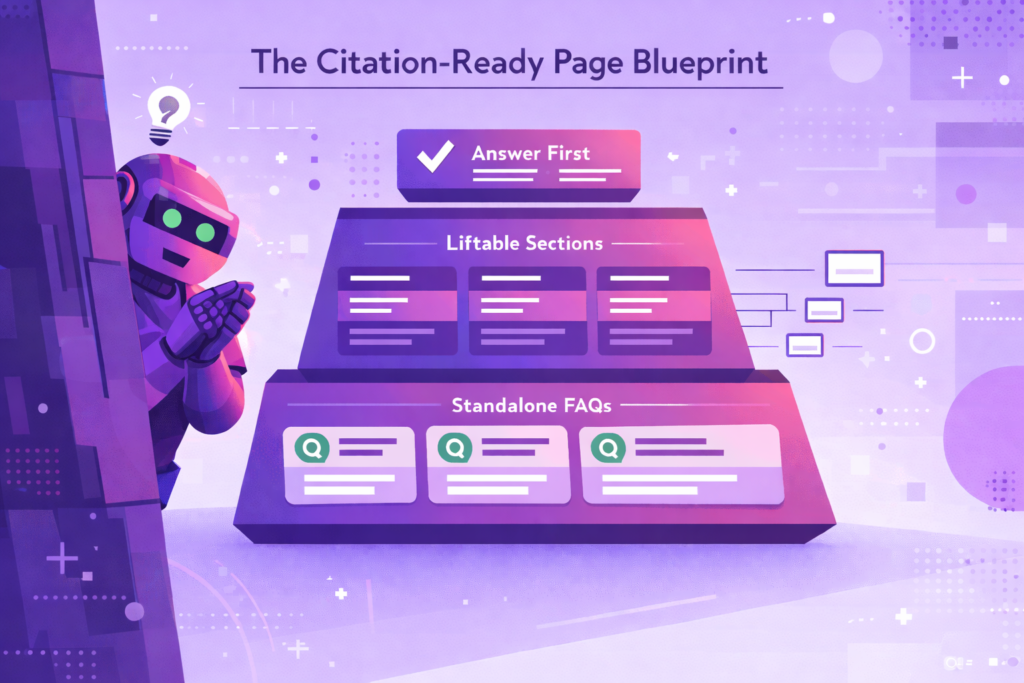 The "AIO Citation-Ready Page" Blueprint you can use to rank in AI overviews