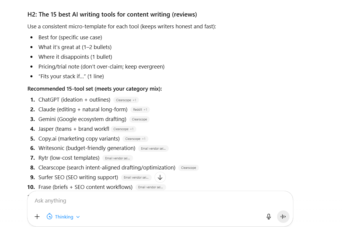 Best AI Content Writing Tools for Content Marketing & Blogs 2026