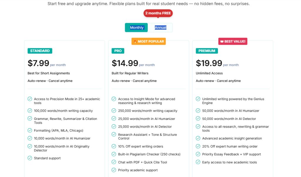 MyEssayWriter AI Review: Prices