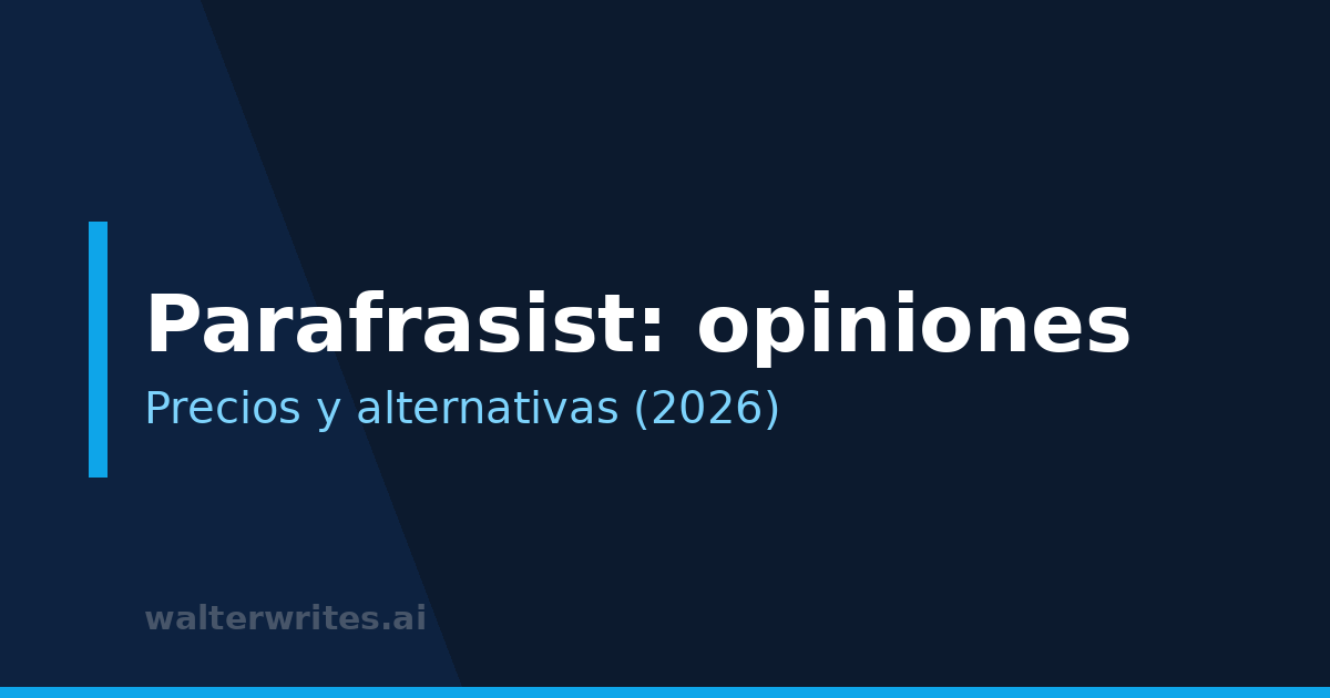 Parafrasist: opiniones, precios y alternativas