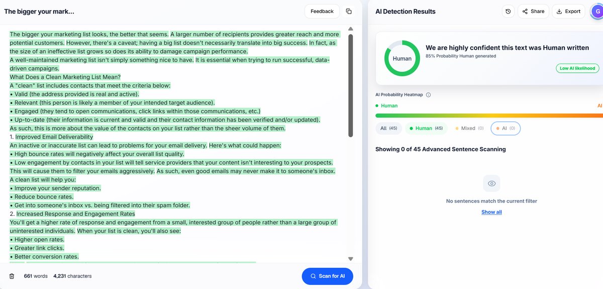 Blog Post: Proofademic Detection Results