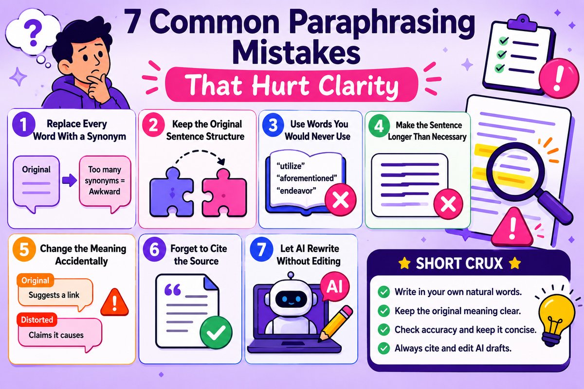 7 Common Paraphrasing Mistakes That Hurt Clarity