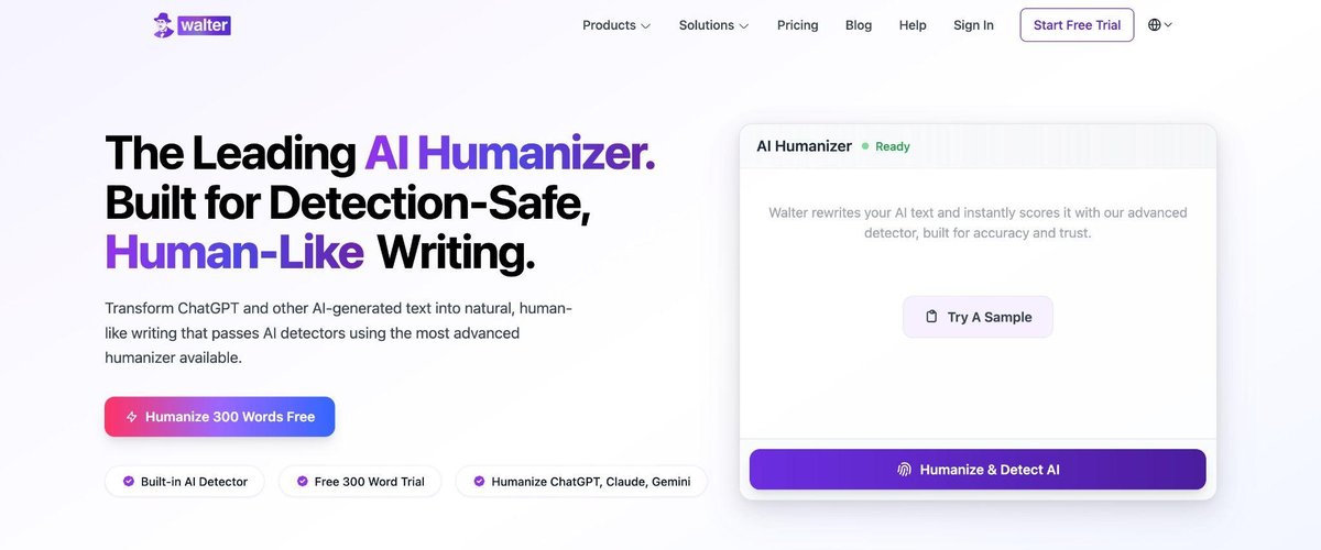 If you frequently use AI writing tools to create your documents, Walter Writes AI Humanizer can assist you in cleaning u