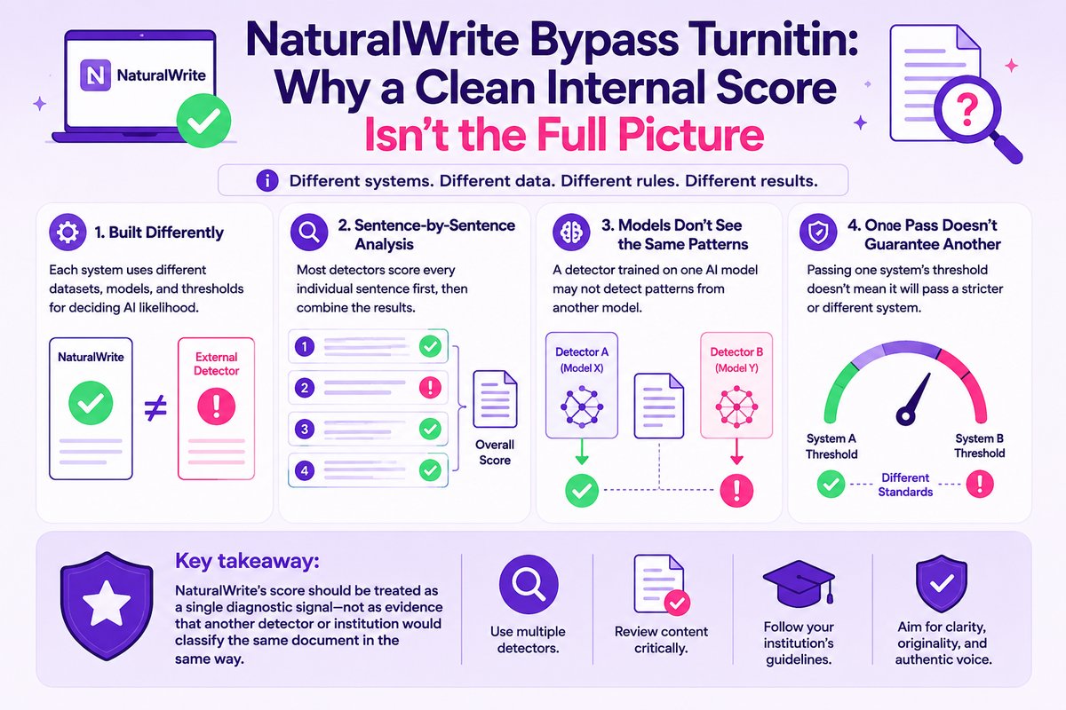 NaturalWrite Bypass Turnitin: Why a Clean Internal Score Isn't the Full Picture