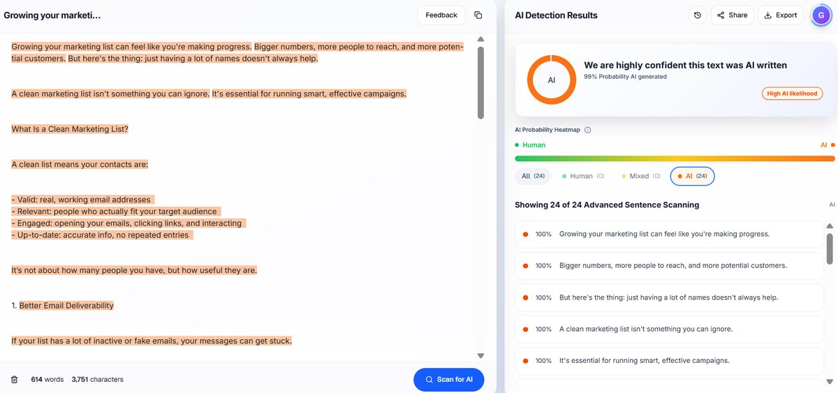 Blog Post: Proofademic Detection Results