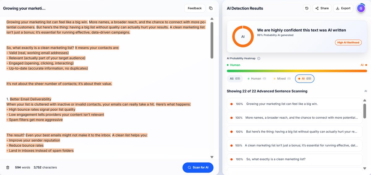 Blog Post: Proofademic Detection Results