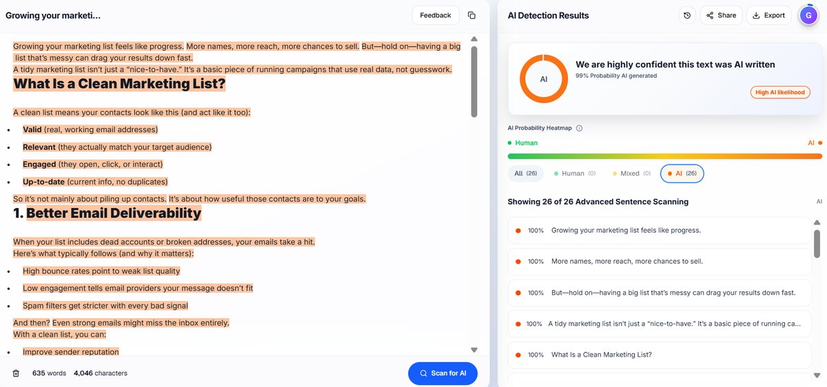 Blog Post: Proofademic Detection Results