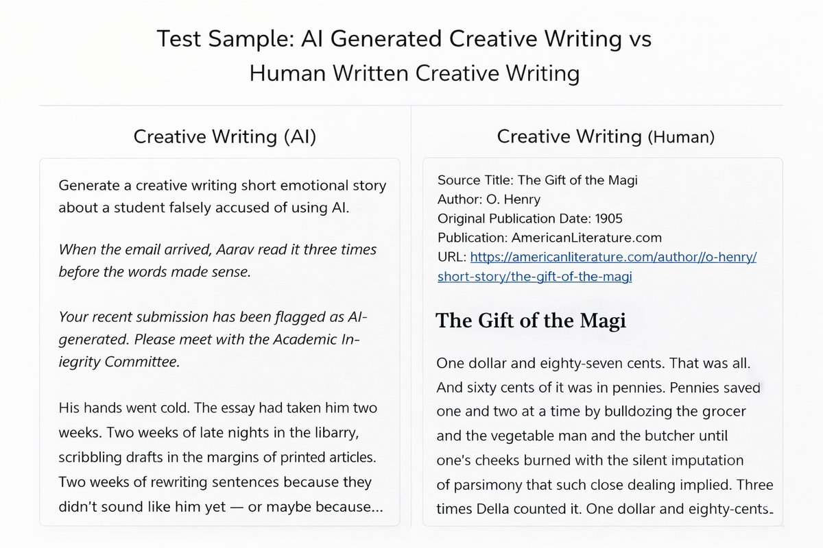 AI Creative Writing vs Human Creative Writing