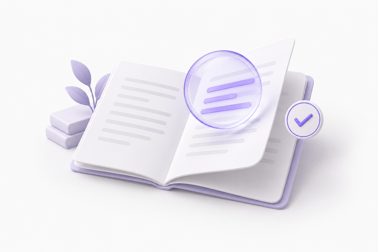 Document examiné à travers une loupe violette